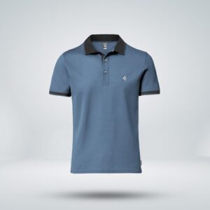 Single Jersey Knitted Cotton Polo - Green
